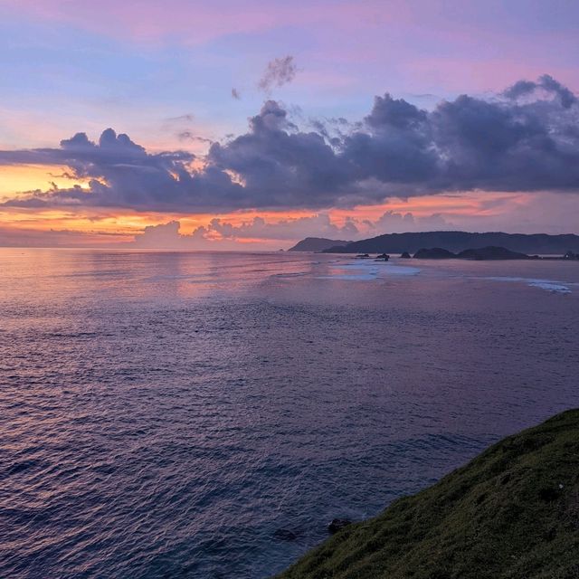 Sunset viewpoint in Kuta, Lombok 