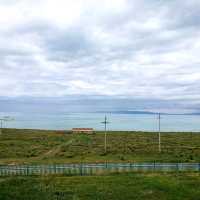 Biggest salt water lake in China