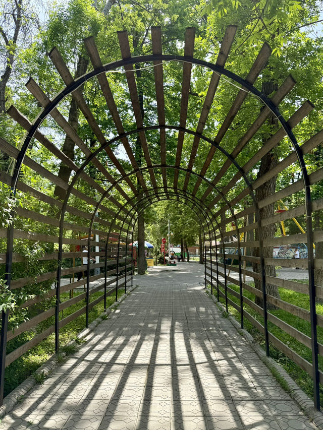 Spring Strolls in Panfilov Park, Bishkek – Cute Park!