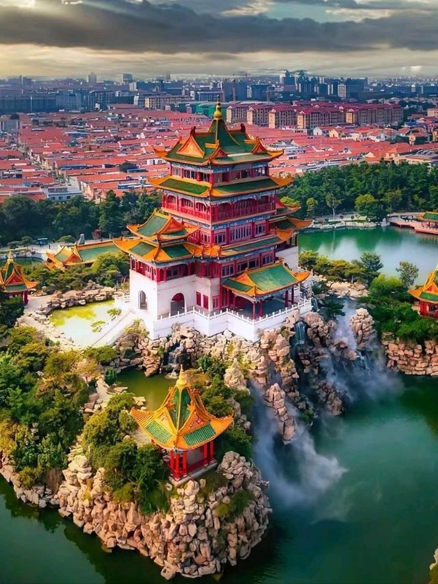 🏯 Penglai Pavilion – Where Legends Meet the Sea and Sky