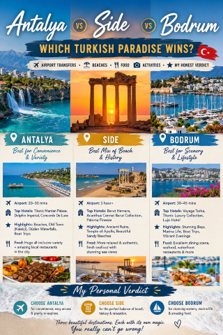 Turkey's Most Beautiful Coastline? My Honest Thoughts After Visiting All Three🔴🌜⭐