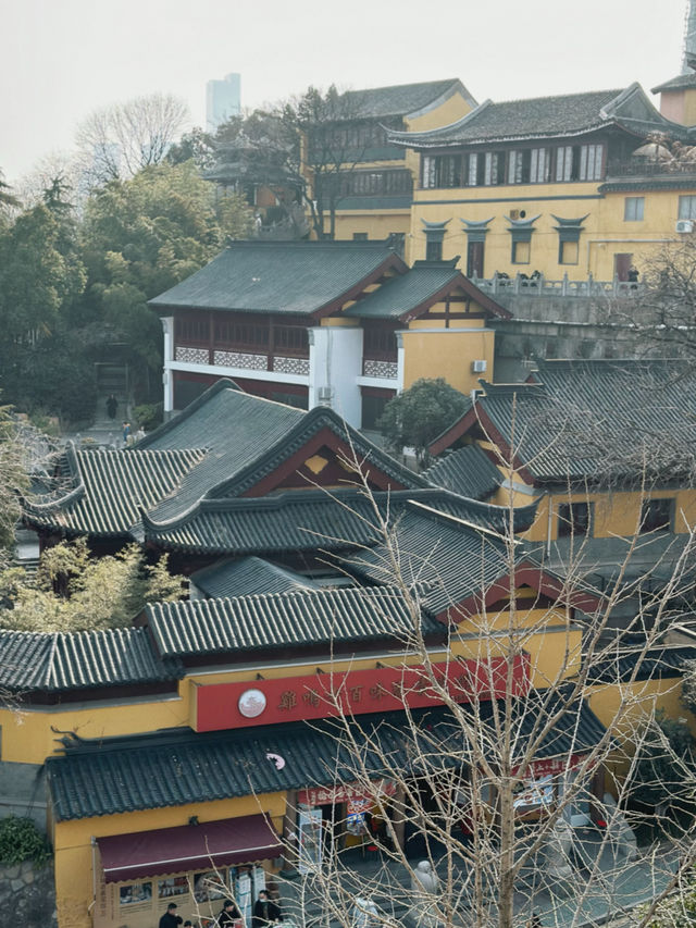 南京旅遊｜登明城牆，左瞰雞鳴寺右觀玄武湖