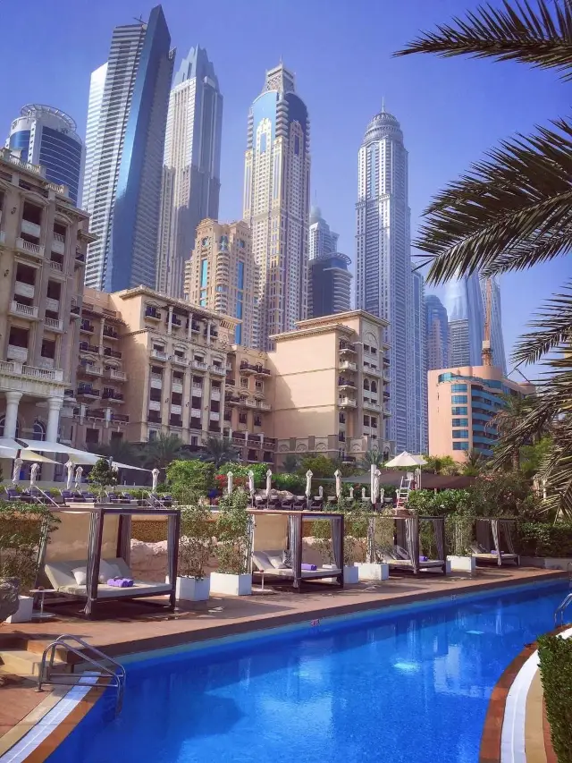 Staying at The Westin Dubai Mina Seyahi Beach Resort & Marina in a luxurious suite with a huge terrace is amazing