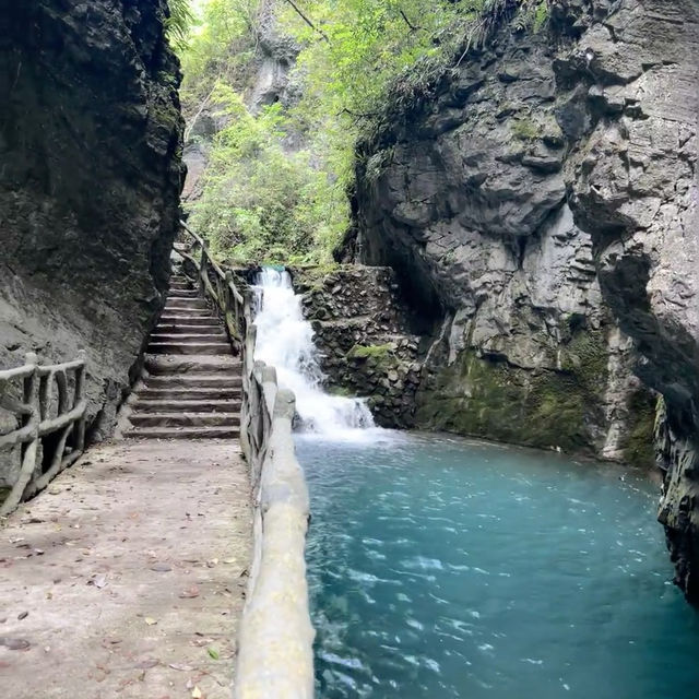 湖北保康尧治河｜藍色水韻之美。