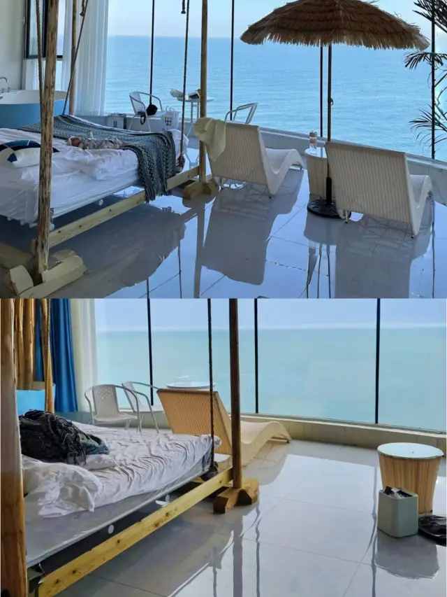 海陵島 !!不想退房!!下次來必住的海景房。