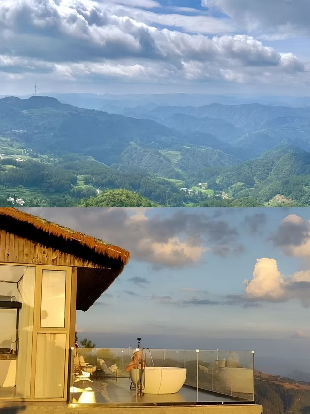 貴陽！遺世獨立！森林風山頂高空民宿絕美！。