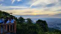 河源筆架山公園登高看日出，風景非常優美