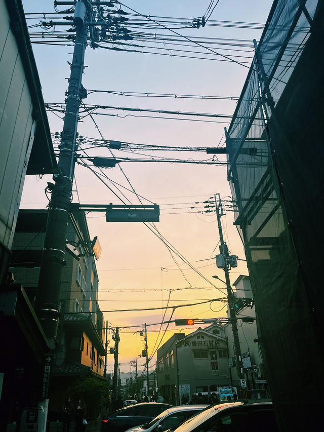 Slowing down in the heart of Kyoto 😍