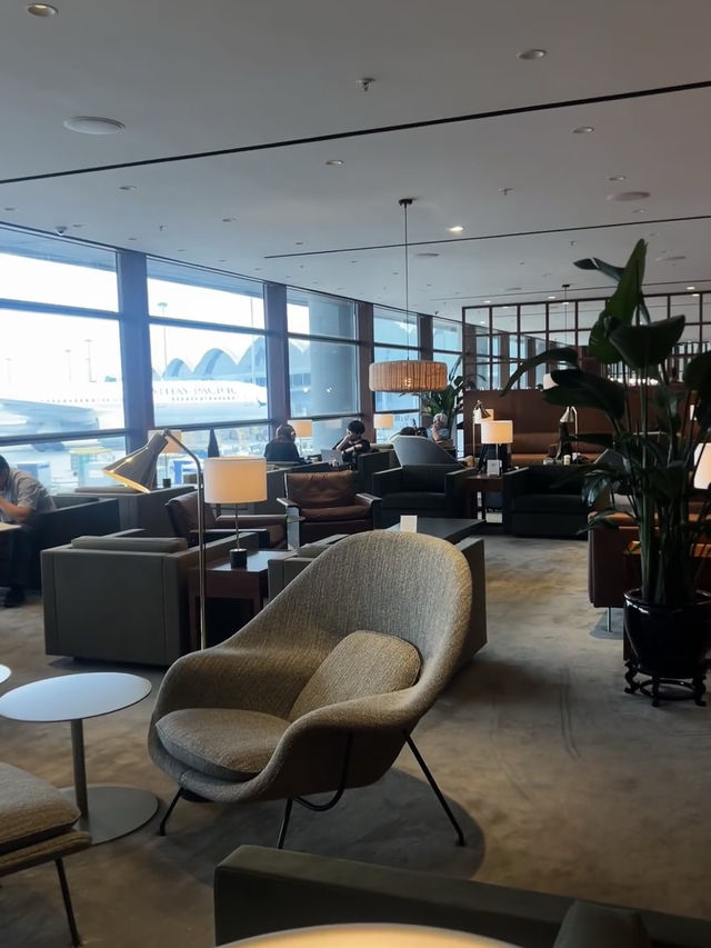 ✈️香港機場聯合航空貴賓室 | 候機的超絕體驗