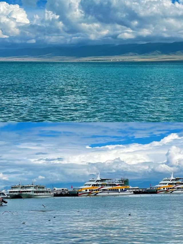 被青海湖嘅藍，徹底美到暈眩