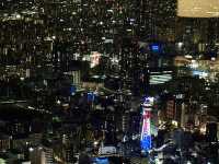 🇯🇵大阪萬豪54樓絕景！躺在床上看百萬夜景的天花板體驗✨ 