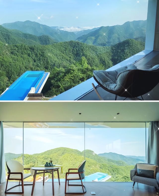 磐安·磐山雲隱打卡懸崖無邊泳池嘅山野山居