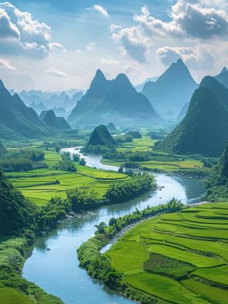 Guangxi Chongzuo Wanderlust | A Leisurely Retreat in a Poetic Landscape Painting