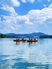 西湖隱藏玩法|6元解鎖巴士船環湖!人少景靚!
