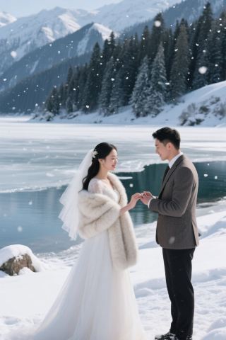 Xinjiang Winter Exclusive Romance｜Tianshan Tianchi Official Announcement: Get Married Here and Enjoy Lifetime Free Admission