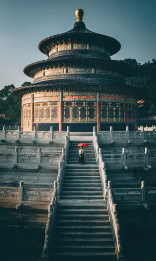 Jieyang Little Temple of Heaven, my friends all thought I went to Beijing!!