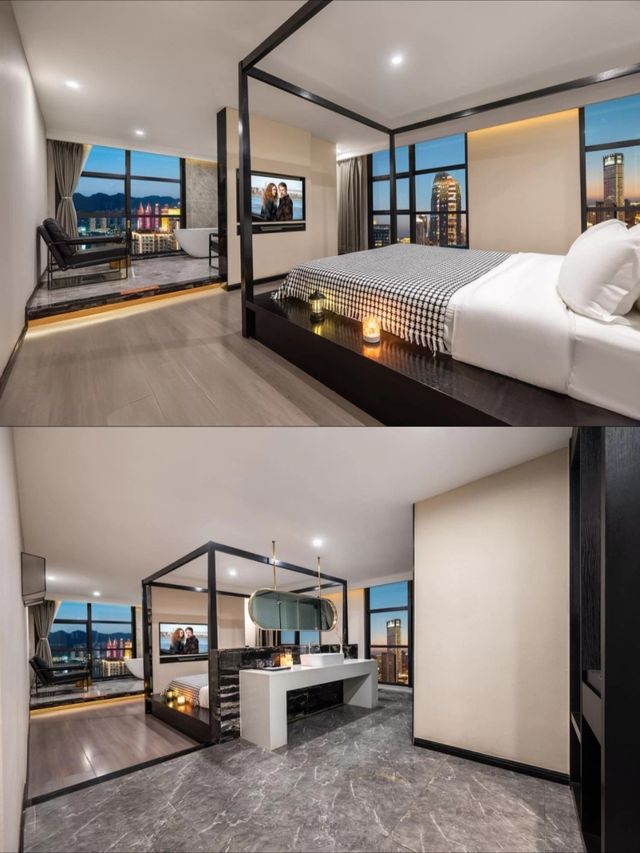 重慶賽亞江景!解放碑住這,洪崖洞夜景躺看 重慶賽亞江景!解放碑住這,洪崖洞夜景躺看