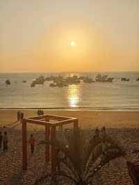 湄洲島可以躺一整個下午等落日的海邊!