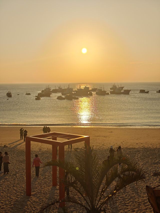 湄洲島可以躺一整個下午等落日的海邊! 湄洲島可以躺一整個下午等落日的海邊!