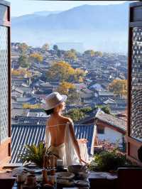 不藏了這家麗江獅子山的酒店,讓我想原地定居!