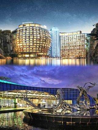 What’s it like to fall into an 88-meter-deep "mine pit"? A hidden gem in Shanghai revealed!