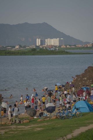 夏風を追いかけて高明を散策、稲の海と蓮池はまるでアニメの中の優しい風景