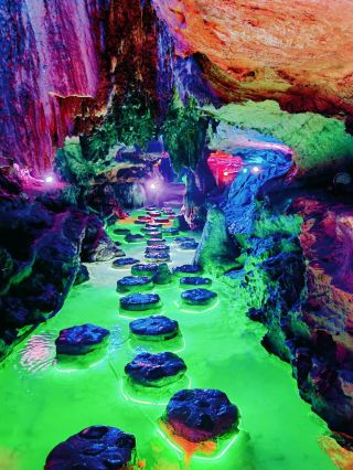 Dragon King Cave | 600 million years of underground dragon palace karst cave summer escape guide   Address: Wangyangqiao Village, Baiyun Town, Shimen County, Changde  Open: 8:30 AM–5: