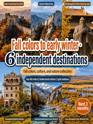 From autumn colors to early winter, 6 destinations worth visiting