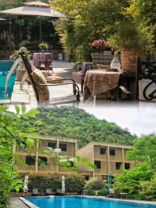 The mountain view outside is stunning! This Moganshan gem is incredible
