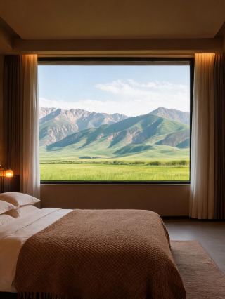 民楽で草原キャンプ場に宿泊、扁都口の万畝の花畑は言葉を失うほどの美しさ