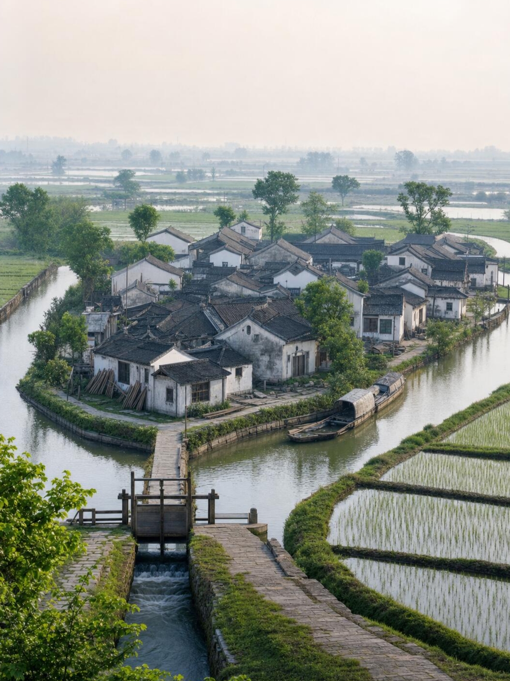 Jiangnan, surrounded by water, is the true land of fish and rice