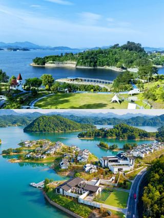 千島湖   千島湖天屿風景区｜船に乗らずに、街の最高地点から湖と島の絶景を堪能する   千島湖に来る人の多くは、まず船のチケットを買い
