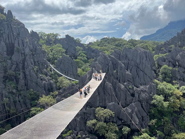 The Rock viewpoint at phou pha man