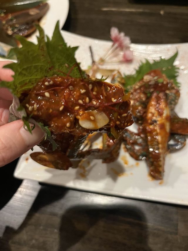 【福岡グルメ】本格的なカンジャンケジャン🦀💕
