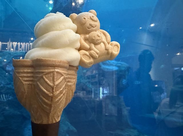 福岡・博多区。パンダもなか付きジェラート店『BROOKLYN GARDEN(SWEET  VERY GELATO)』