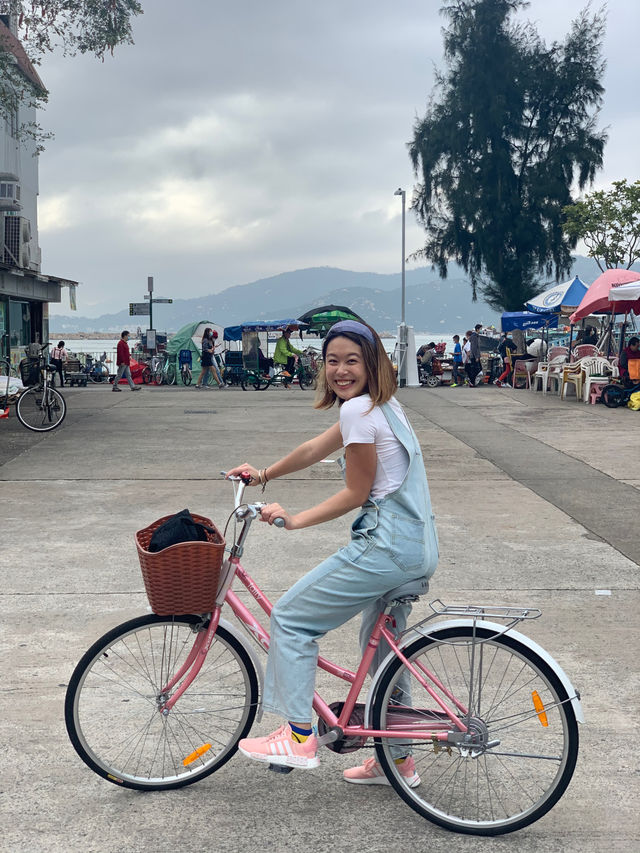 輕鬆單車遊長洲🚲 欣賞寧靜海灣及品嚐美食😋