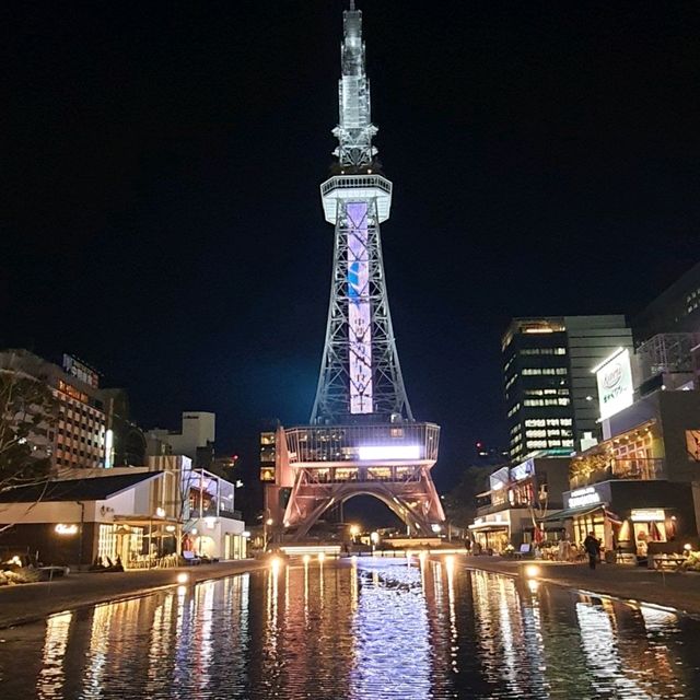 夜之愛知，名古屋電視塔與綠洲21