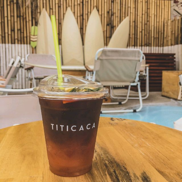 🏖 คาเฟ่สไตล์ Beach Club อยู่แค่ #เมกาบางนา 