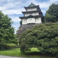 Palace right in the central of Tokyo 