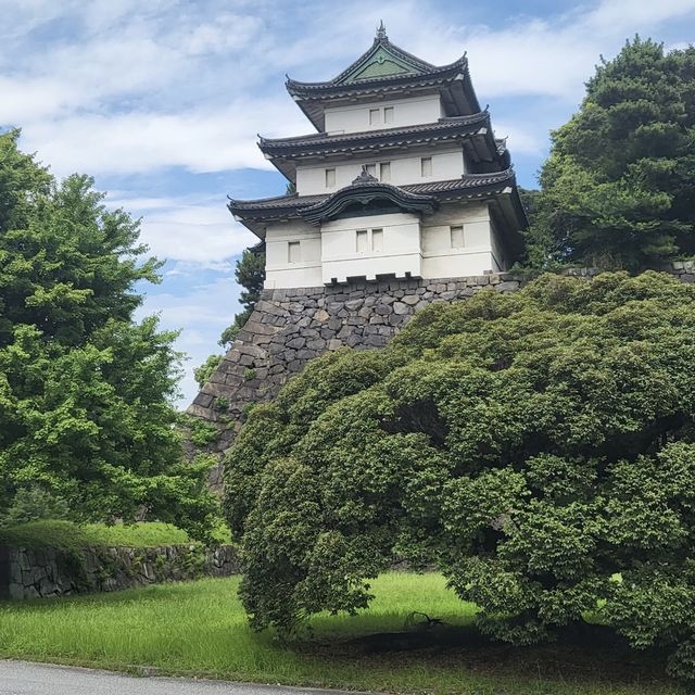 Palace right in the central of Tokyo 
