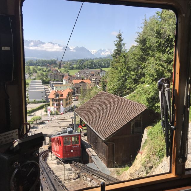人間仙境😍瑞士🇨🇭世界最陡峭 48 度傾角齒軌列車🚄人生必去✅ 皮拉圖斯山