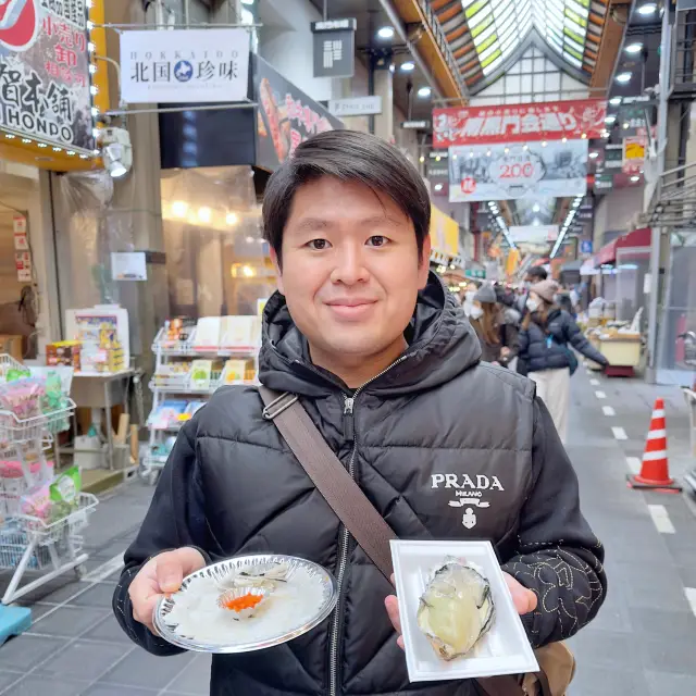 大阪黑門市場🤤食盡多種🇯🇵日本美食