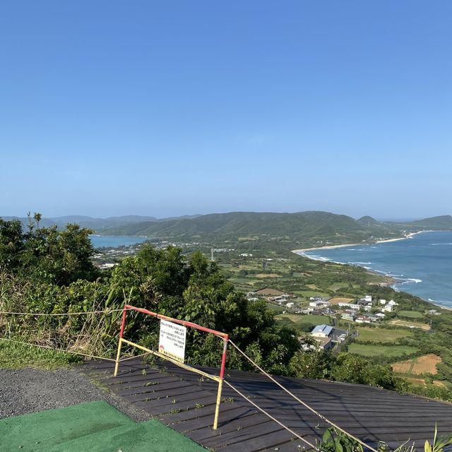 奄美の絶景「加世間峠」東シナ海と太平洋2つの海が見える丘