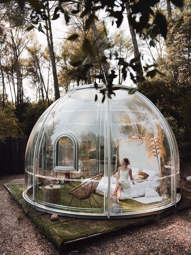 沉睡在南法森林的泡泡中🫧 位於馬賽的Attrap'Rêves Bubble Hotel