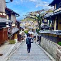 Time travel through streets of Kyoto