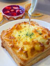 【福岡カフェ】冬に嬉しい熱々のクロックムッシュを食べられるベーカリーカフェ