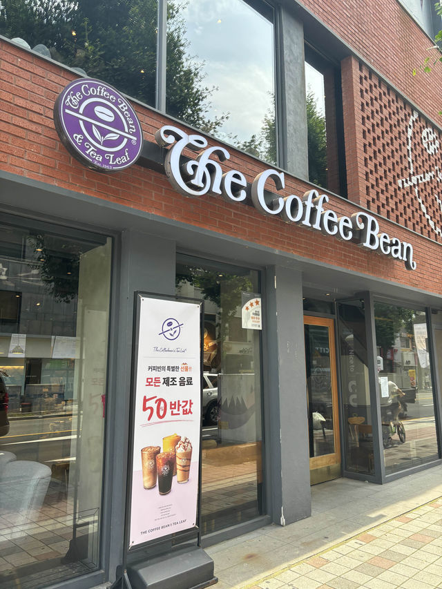 쾌적하고 넓은 바닐라라떼 맛집,커피빈 광주 문화전당역점