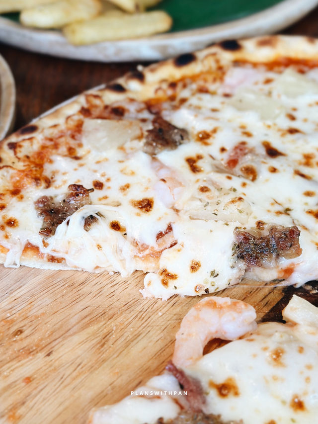 George’s Pizza (Pizza Homemade, พิซซ่าเตาฟืน) 🍕✨