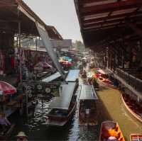 รีวิว ตลาดน้ำดำเนินสะดวก ล่องเรือชมตลาด