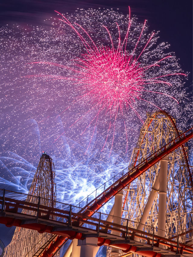 入園料不要🎇この花火の撮影スポット教えます🎇60周年記念長島温泉花火大会2024 日替りで花火変わる